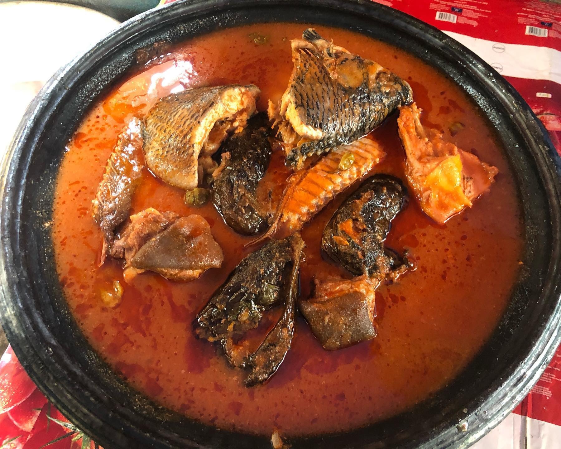 Fufu with Fish