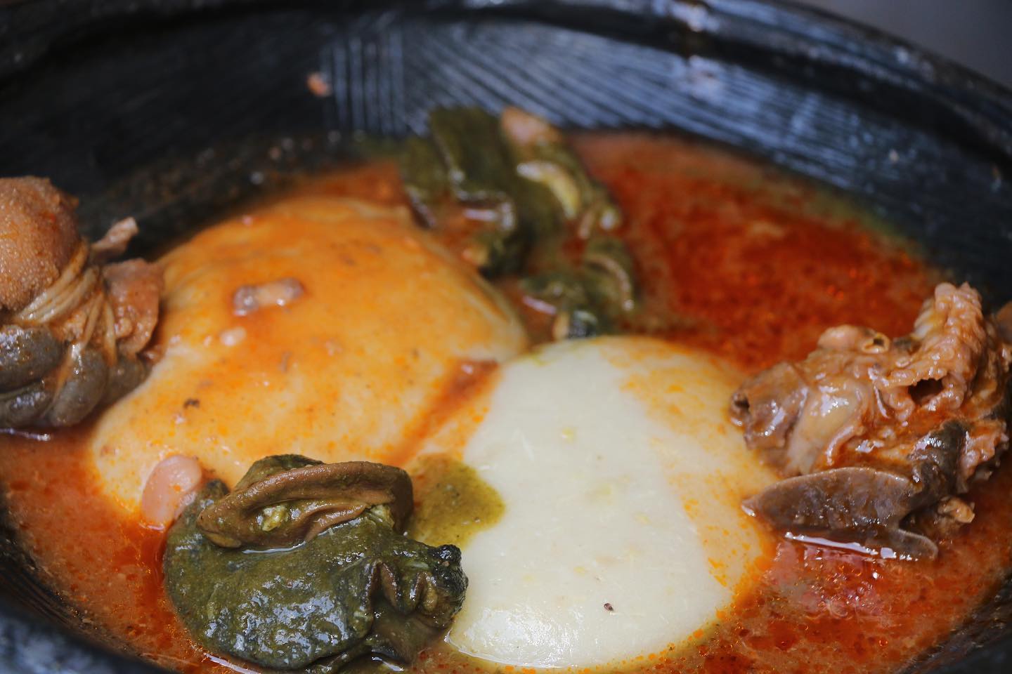 Fufu with Snails