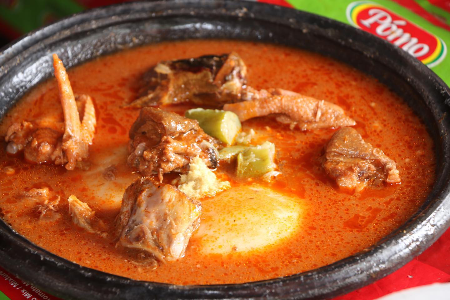 Fufu and Okro Soup